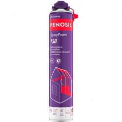Монтажна піна PENOSIL SprayFoam 138, напилювана ізоляційна професійна для утеплення, 810мл