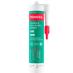 Герметик акриловий PENOSIL Window & Door Acrylic Sealant 646, пароізоляційний, 310мл,  білий