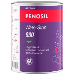 Герметик PENOSIL WaterStop 930, водостійкий герметик, посилений фіброволокном, 1л, сірий