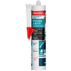 Герметик силіконовий PENOSIL Kitchen&Bath Fresh, для кухні та ванної, 280мл, прозорий
