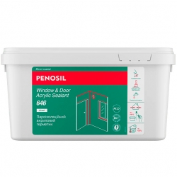 Герметик акриловий PENOSIL Window & Door Acrylic Sealant 646, пароізоляційний, 7кг, білий