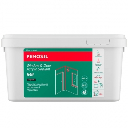 Герметик акриловий PENOSIL Window & Door Acrylic Sealant 646, пароізоляційний, 7кг, чорний