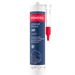 Герметик силіконовий PENOSIL Universal Silicone 305, кислотний, універсальний, 280мл, прозорий