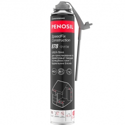 Клей-піна PENOSIL SpeedFix Construction 878 багатофункціональна, 750мл, сіра